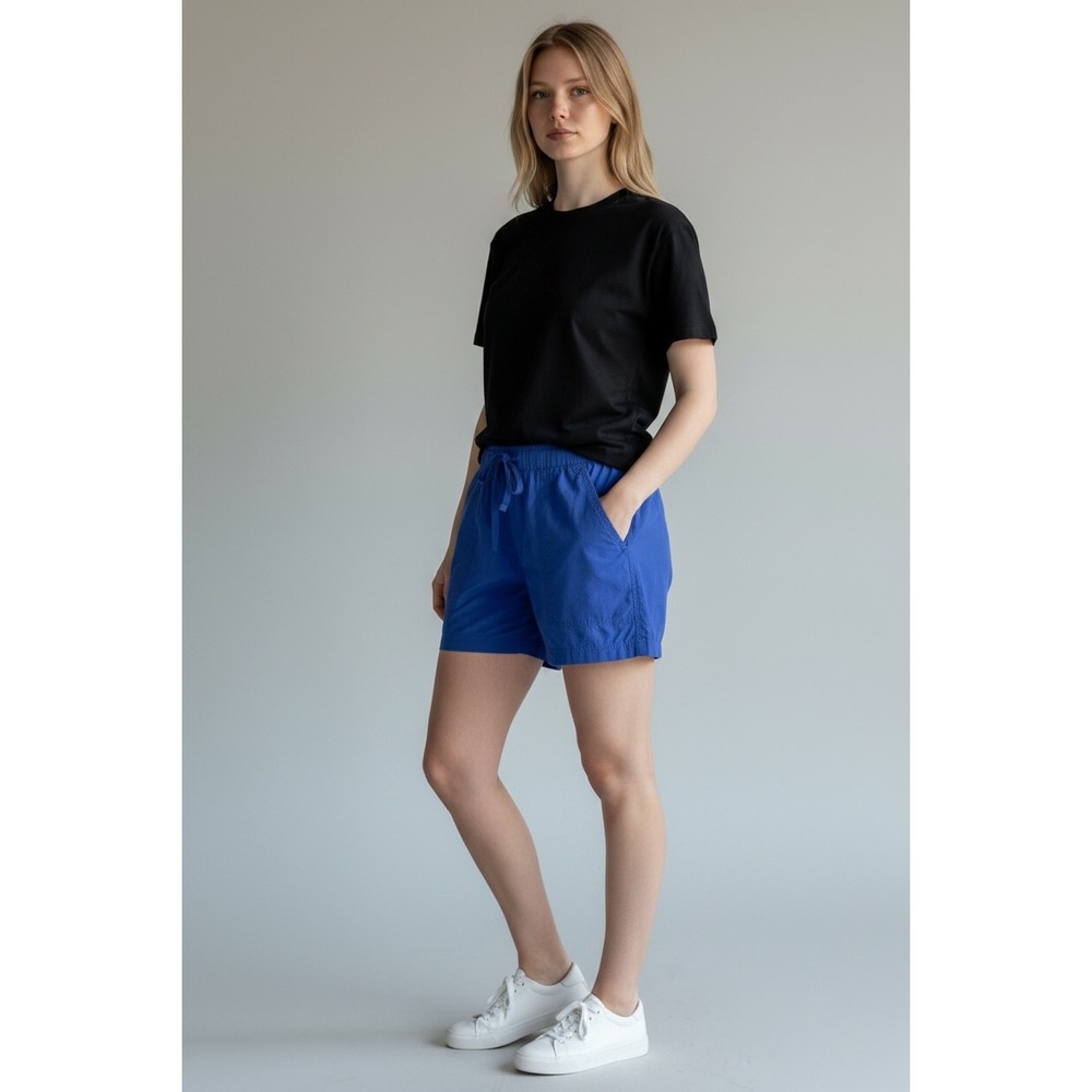 ANA A New Approach Womens Blue Mid-Rise Shortie Shorts Size 18 NWT‎